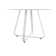 Tegan Round Metal Base Dining Table