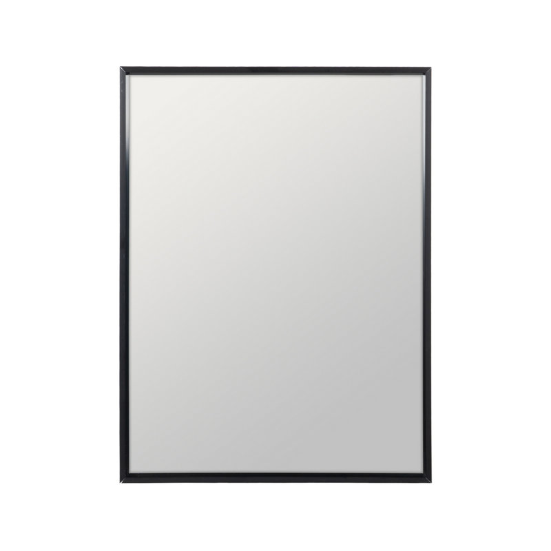 Silverts Aluminium Rectangle Mirror, Black 