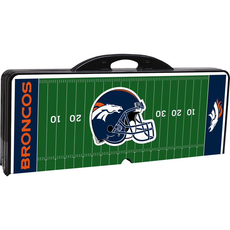 NFL Outdoor , in. W 33.75 in. D, Black, Denver Broncos