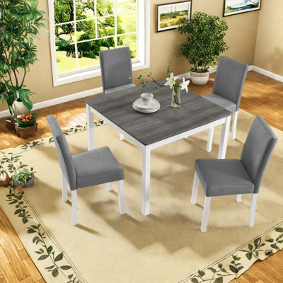Space-saving Dining Table Sets With Wooden Construction, Modern Design For Small Kitchens