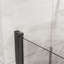 Porte de douche pliante en verre trempé sans cadre 34 po x 72 po 1/4 po en verre trempé pivotant, pliable-114019037