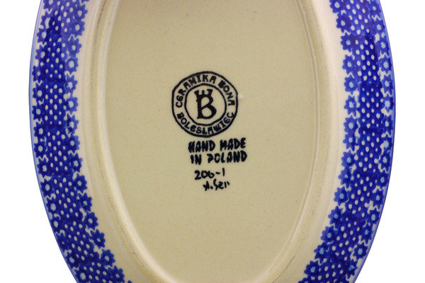 Bleu-belle Fleur Stoneware Butter Dish