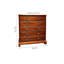 Commode d'appoint moderne en bois massif avec rangement en bois massif