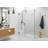 Illume 60 in. x 35 in. x 78 in. 90-degree Fully Frameless Wall Hinged Glass Shower Enclosure-91059150