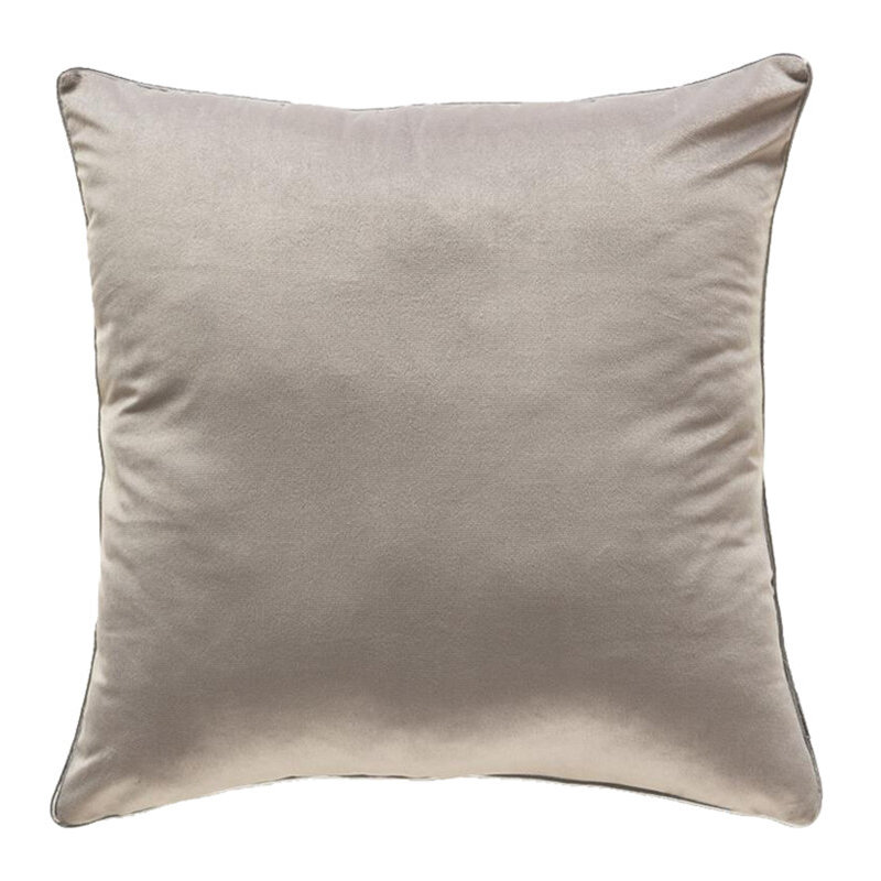 Housse de coussin Noah, Gris / argent