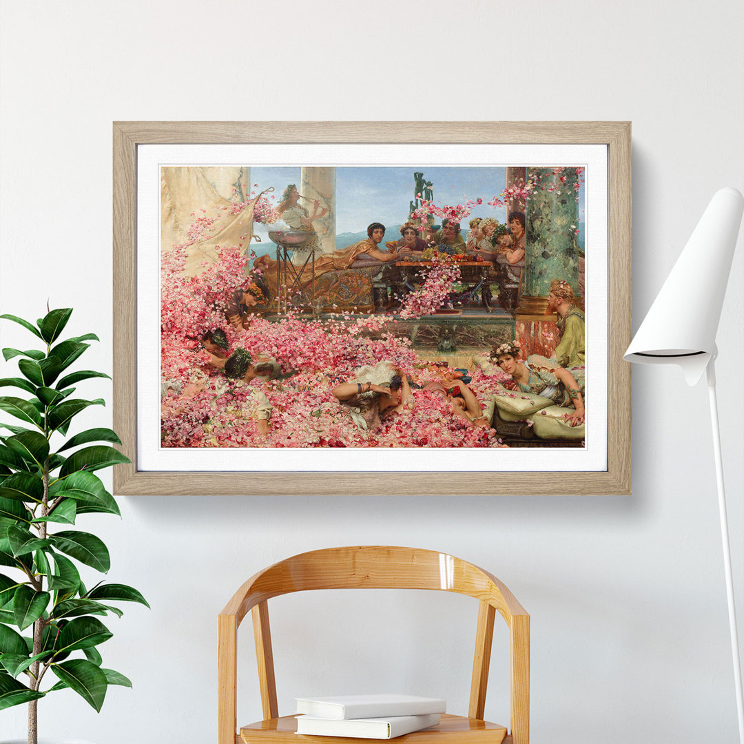 The Roses of Heliogabalus by Lawrence Alma-Tadema - Framed Print