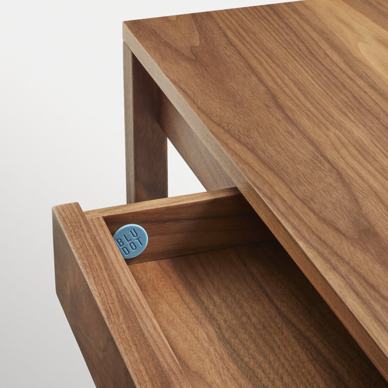 Open Plan Writing Desk, Walnut, 30" H x 54" W x 25" D