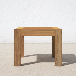 Upland Distressed Teak Side Table by Havenside Home