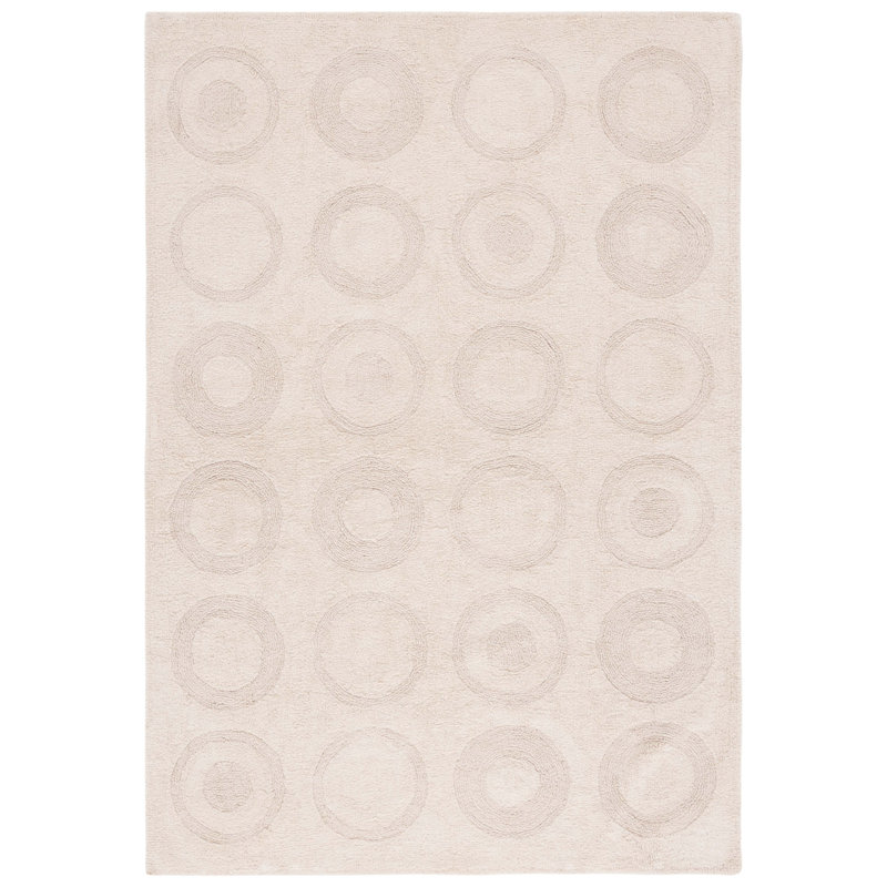Mullen Washable Geometric Indoor Rug, Rectangle 4' x 6'
