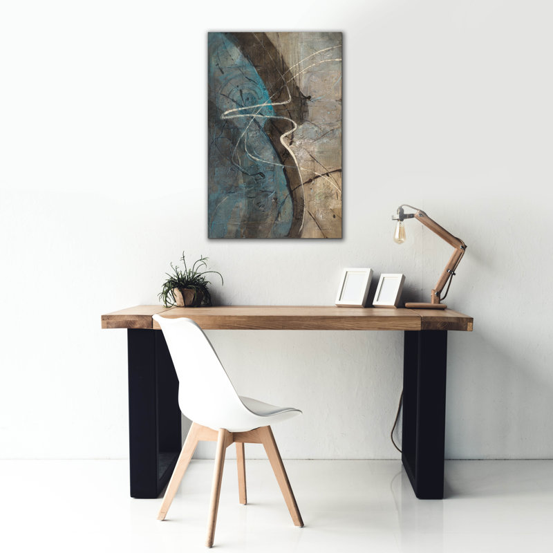 «Ripple Effect» par Albena Hristova, art mural sur toile, 26 po x 40 po