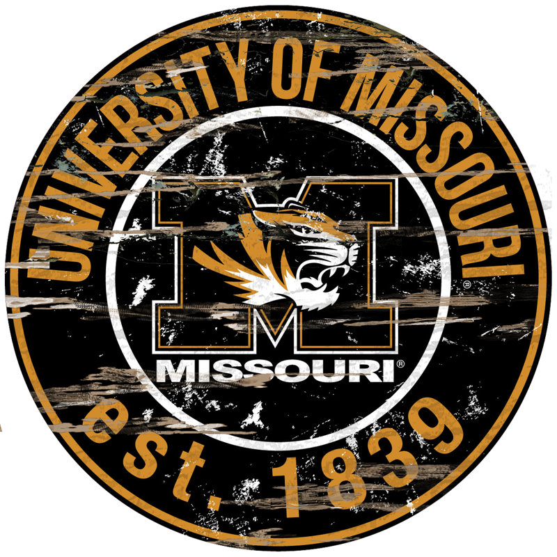 NCAA Wall Decor on Wood, University of Missouri