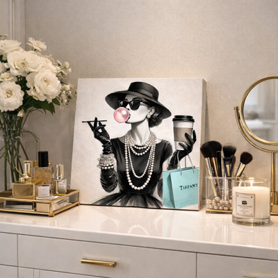 Classic Grace: Tiffany-Inspired Chic Canvas Wall Art