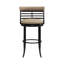 Ensemble de 2 tabourets de bar pivotants en similicuir Conover-1784469376-1784469383