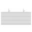 Ensemble de meuble-lavabo double 84 po Arjina-473727005
