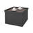 25" Wide Square Storage Ottoman with Reversible Wood Tray