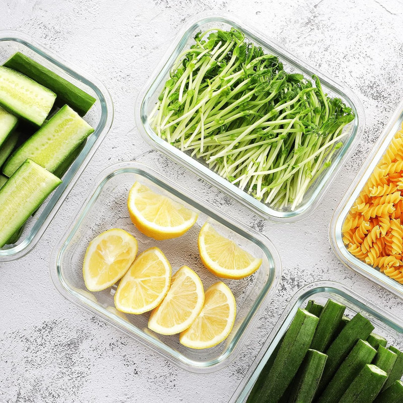 Deardra 22oz. Glass Food Storage Container