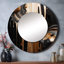 Miroir mural en marbre doré et noir Pontow Euphoria IV de Pontow