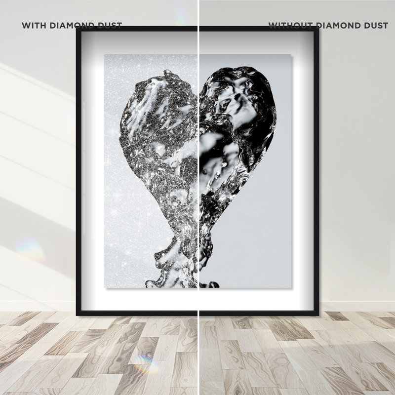 Mercury Love Framed Graphic Art, 37.5"H x 31.5"W, Black Shadowbox