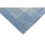 Hand Knotted Striped Area Rug in Silver/Blue-46809769