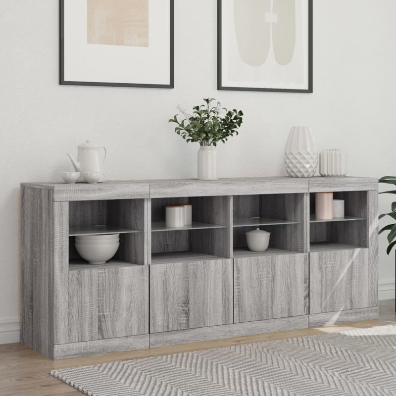 Azriella 163cm Sideboard, Grey Sonoma