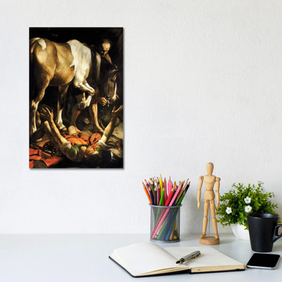 The Conversion Of St. Paul, 1601 by Michelangelo Merisi Da Caravaggio - Wrapped Canvas Painting