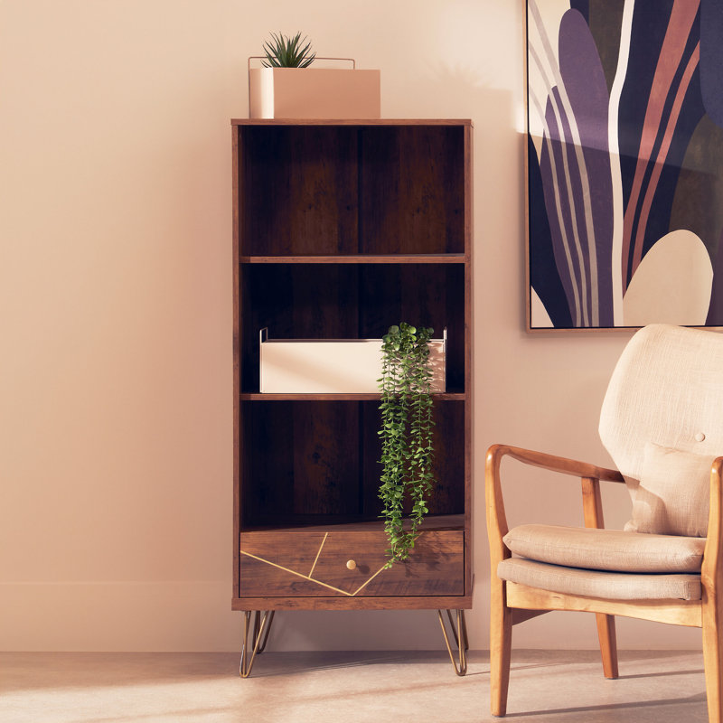 140cm H x 60cm W Iron Bookcase