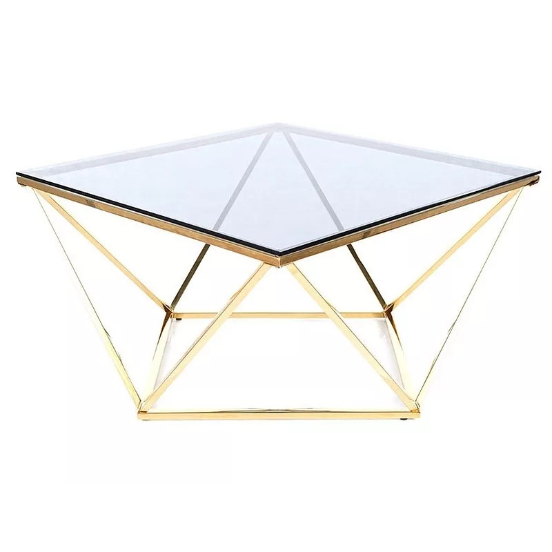 Azu Frame Coffee Table, 80cm H x 80cm L x 80cm D