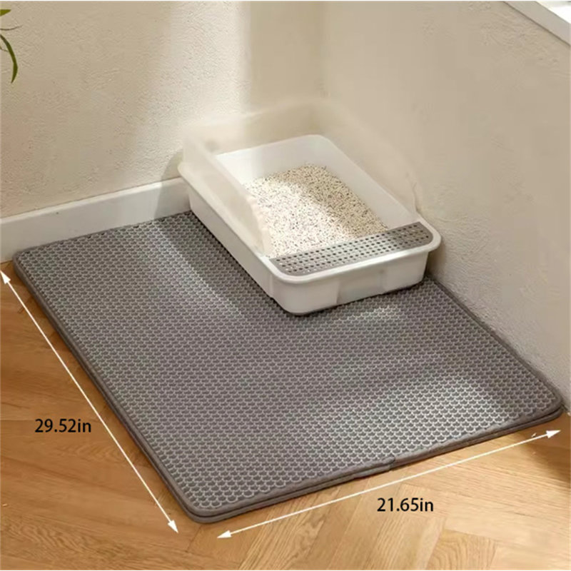 Tapis de fumier à double couche, H 0,3 po x l 35,43 po x P 23,62 po