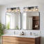 Éclairage pour meuble-lavabo de salle de bain avec abat-jour en cristal de verre-1833058826