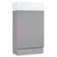 Meuble-lavabo 18,6 po avec lavabo, meuble-lavabo avec tablette à 2 niveaux, orienté vers la gauche ou vers la droite-771181923