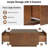 Square Modern MDF Storage Table Coffee Table with 4 Drawers-179011588