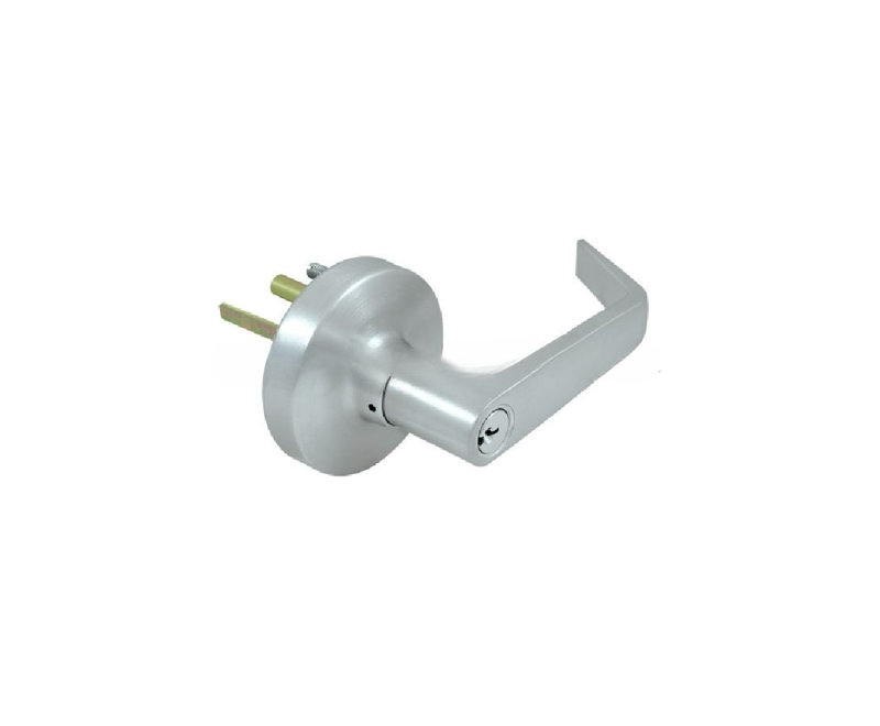 Deltana LTED80LST-26D Lever Trim For Exit Device 80 Storeroom Function in Brushed Chrome