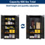 Aobabo Locking Metal Storage Cabinet with 4 Adjustable Shelves-614851006