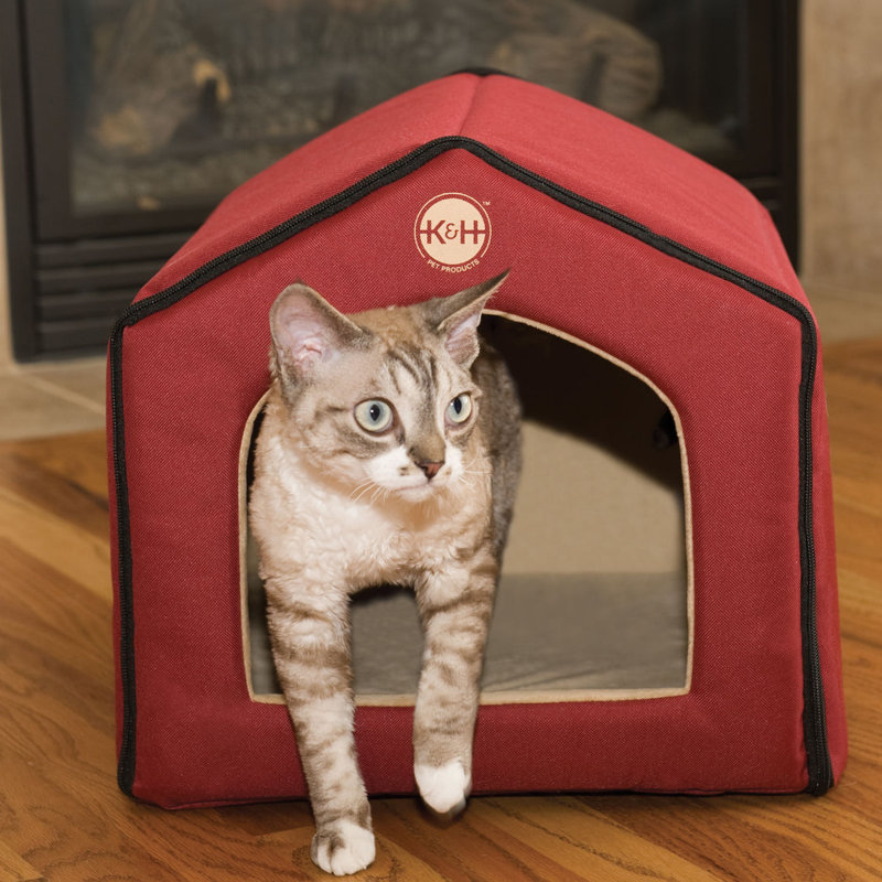 Maisonnette pour chat portable
