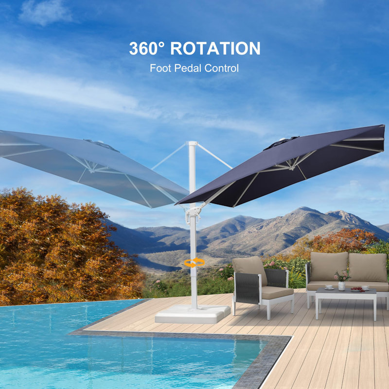 243cm Cantilever Parasol, Navy