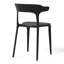 Chaise de salle à manger d'extérieur empilable (ensemble de 4)-1122642419