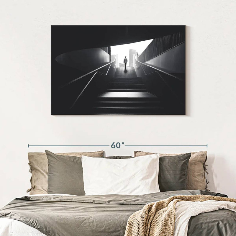 Staircase Ascent, 30" H x 45" W