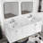 bathroom stone vanity top lightning white
