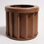 Round Strata Planter MD - Dark Brown-601607776-601607783
