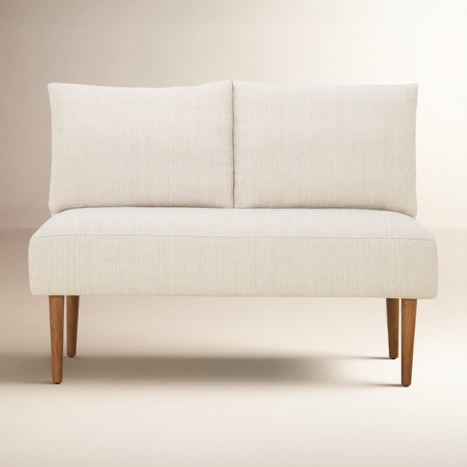 Nalaya Bench, Cream Performance Basketweave