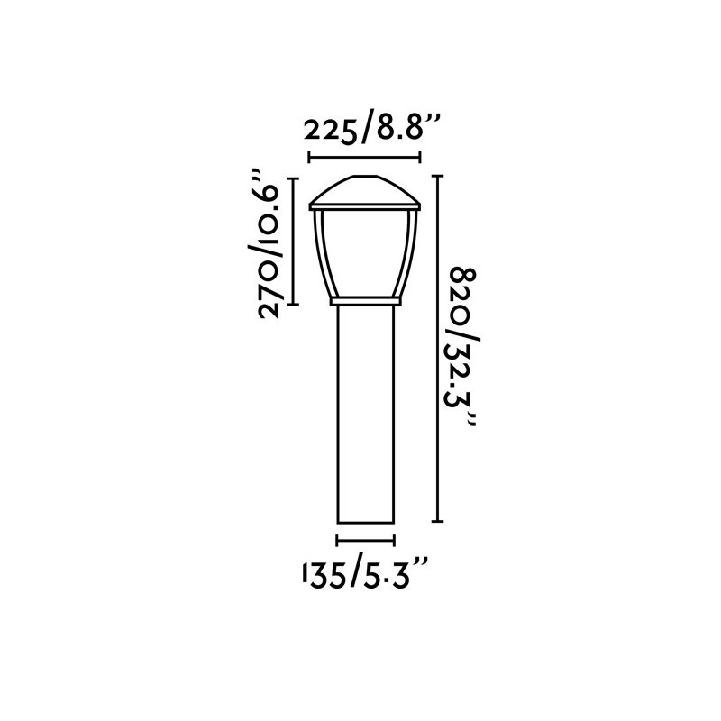 Mullens Metal Pathway Light