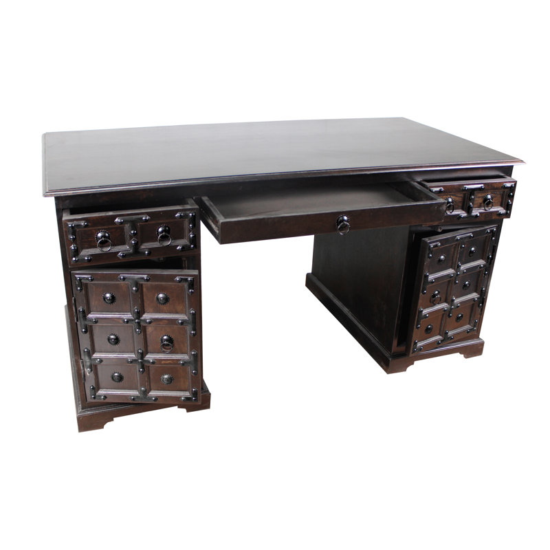 Kishmore Solid Wood Computer Desk