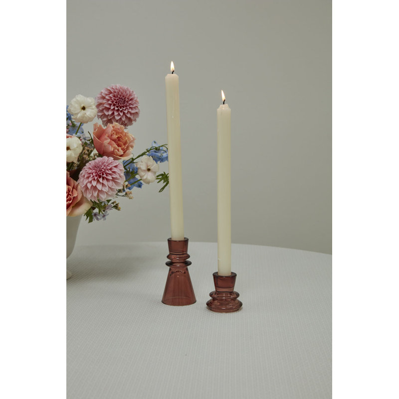 2.25'' H Glass Tabletop Candlestick