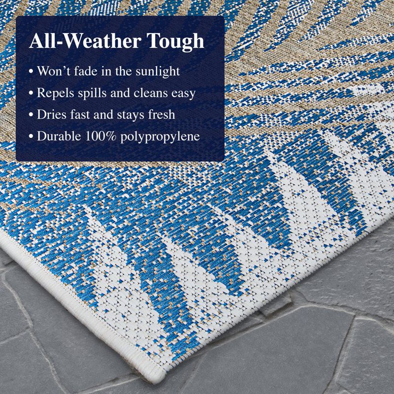 Tapis intérieur / extérieur Waddington, Tapis de couloir 2 pi 3 po x 11 pi 9 po