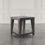 Table de bout carrée contemporaine avec tablette ouverte Nicci Lofland-1031504292
