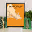 Honolulu City Map - No Frame Print-1372608089
