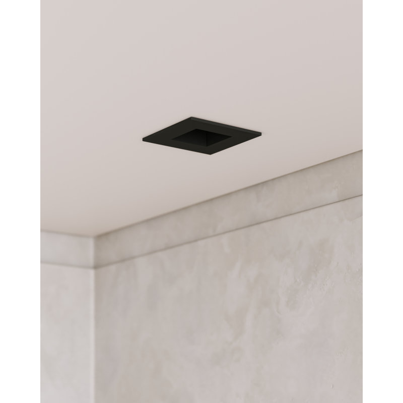 CSL Forme 3.69 in. Square Trim Downlight in Matte Black, Matte Black