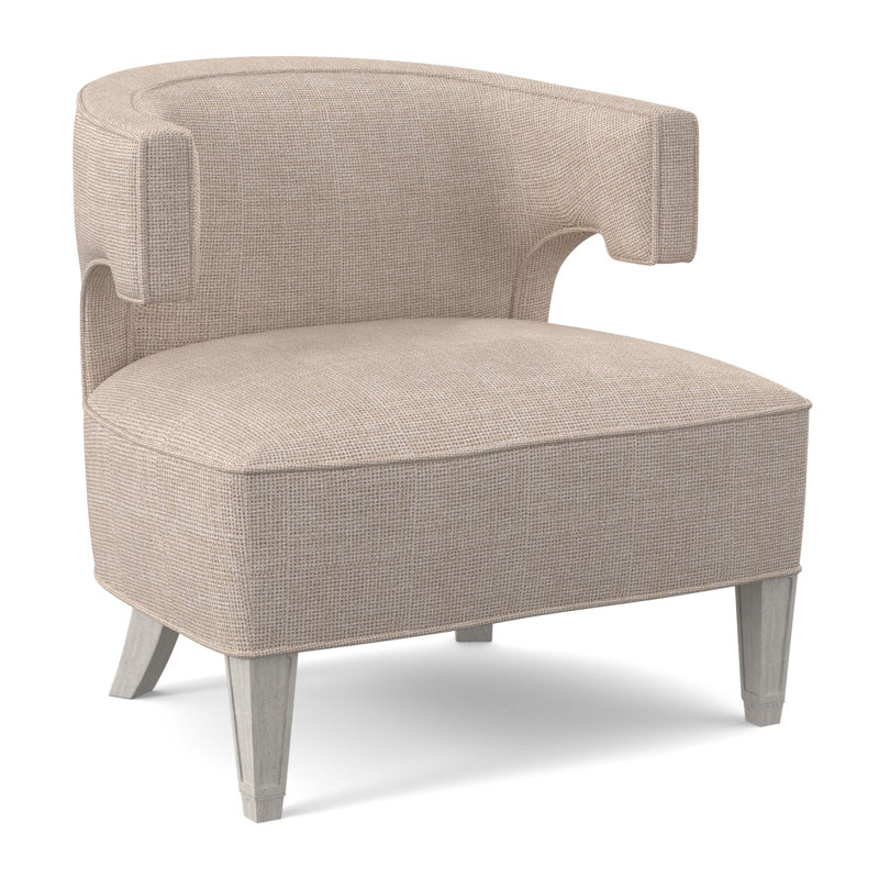 Chaise Laurel, Bisque, 100 % polyester port Elise