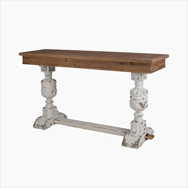 Trouville 59.06'' Solid Wood Top Console Table