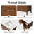 Laval 42" Single Sink Freestanding Bathroom Vanity with Engineered Marble Top-105245164-105245166